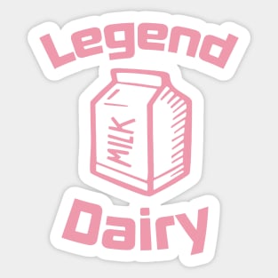 Strawberry Milk Funny Sticker